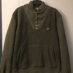 Remington fleece with sweater sleeves men's with hand warmer